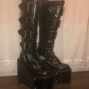 DEMONIA Transformer 800 platform Goth Punk Boots